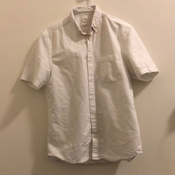 H&M Other - White short sleeve button up